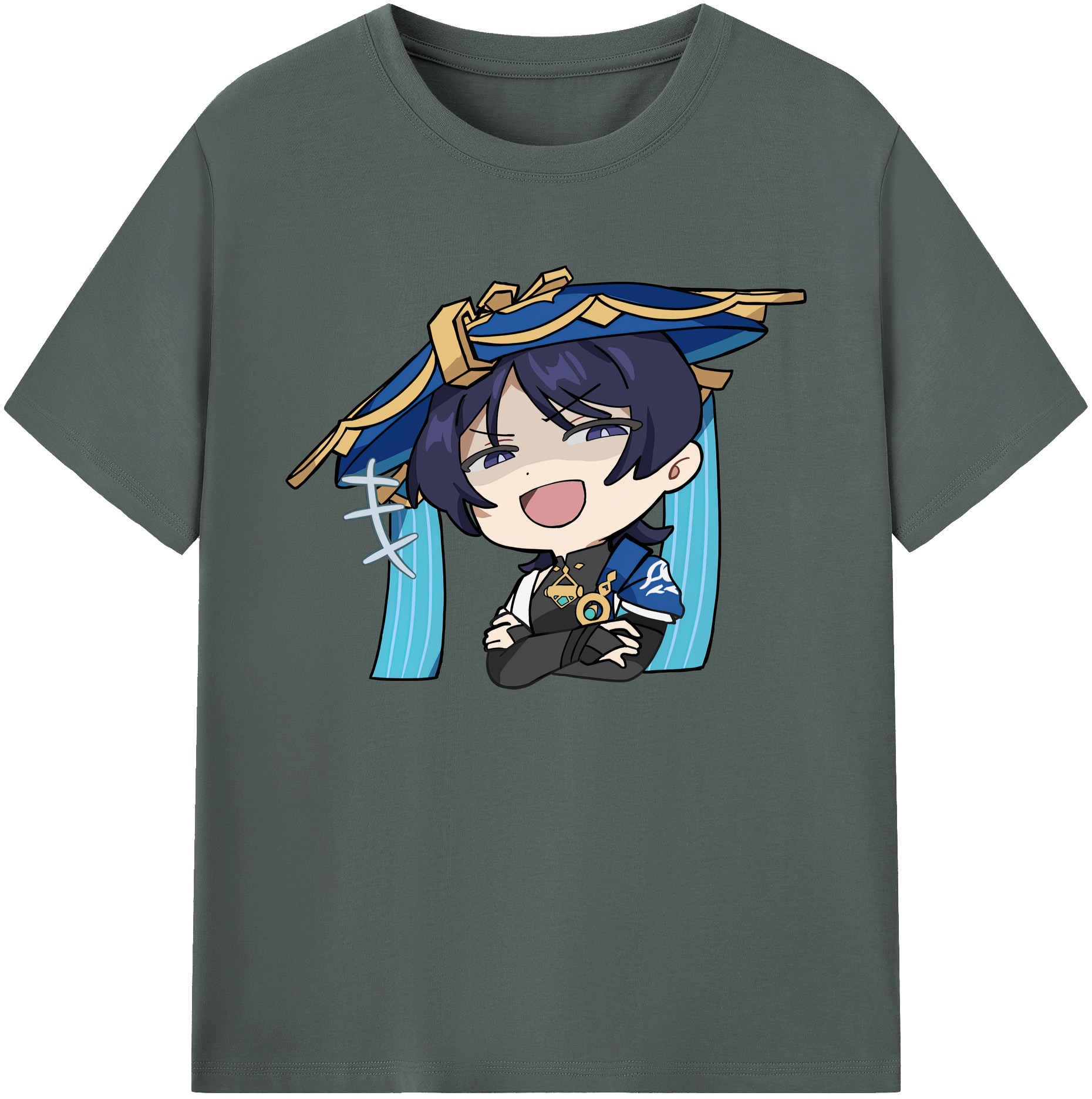 げんし神 さんペい genshin Sanpei 綿100％ メンズ半袖Tシャツ｜肌触りやわらか＆通気性